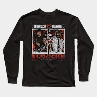 Undertaker Vs. Mankind Hell In A Cell King Of The Ring 98 Long Sleeve T-Shirt